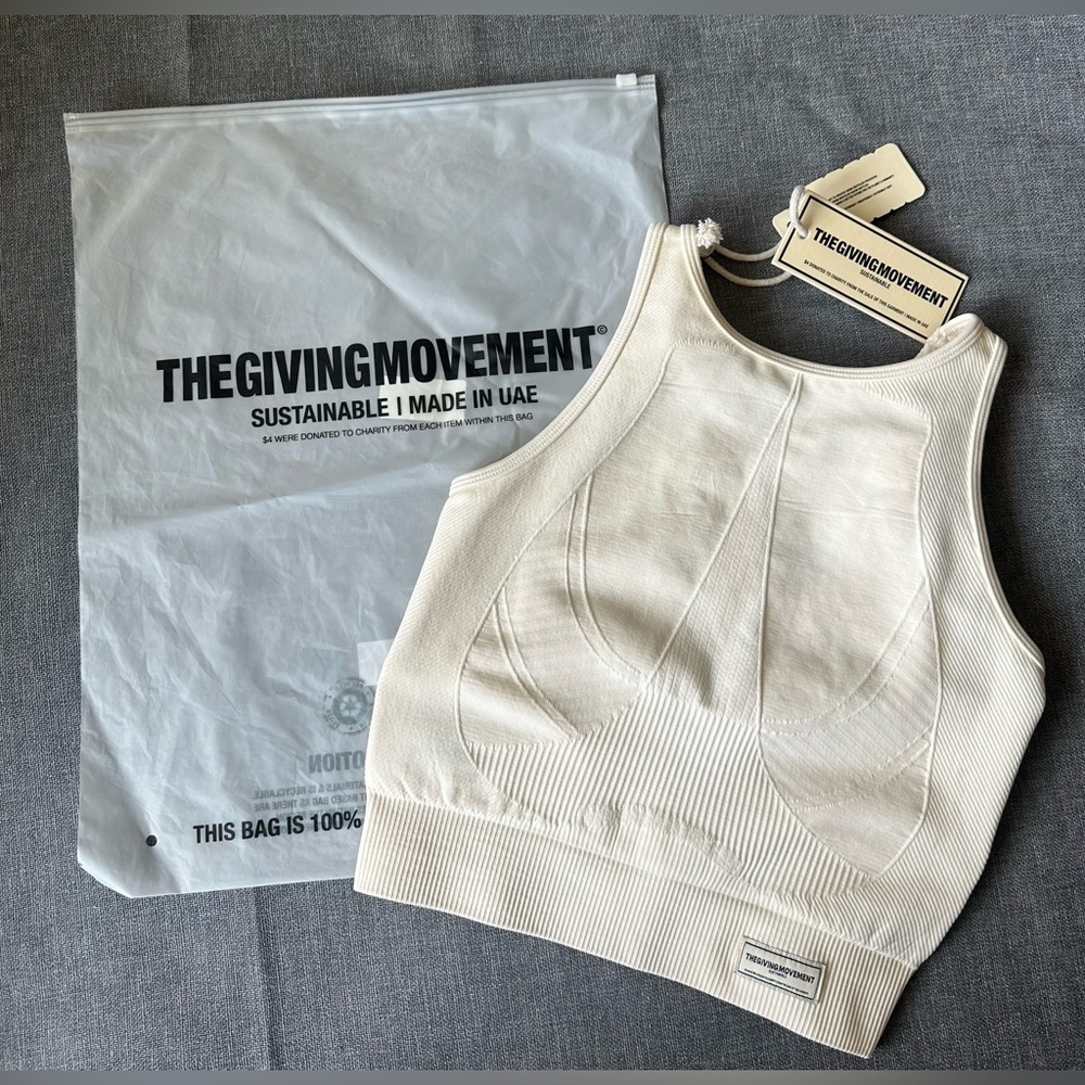 The Giving Movement Tonal Crisscross Bra Tank Top